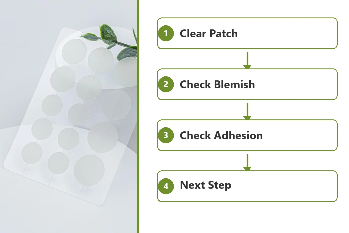Pimple patch troubleshooting guide for poor fluid absorption